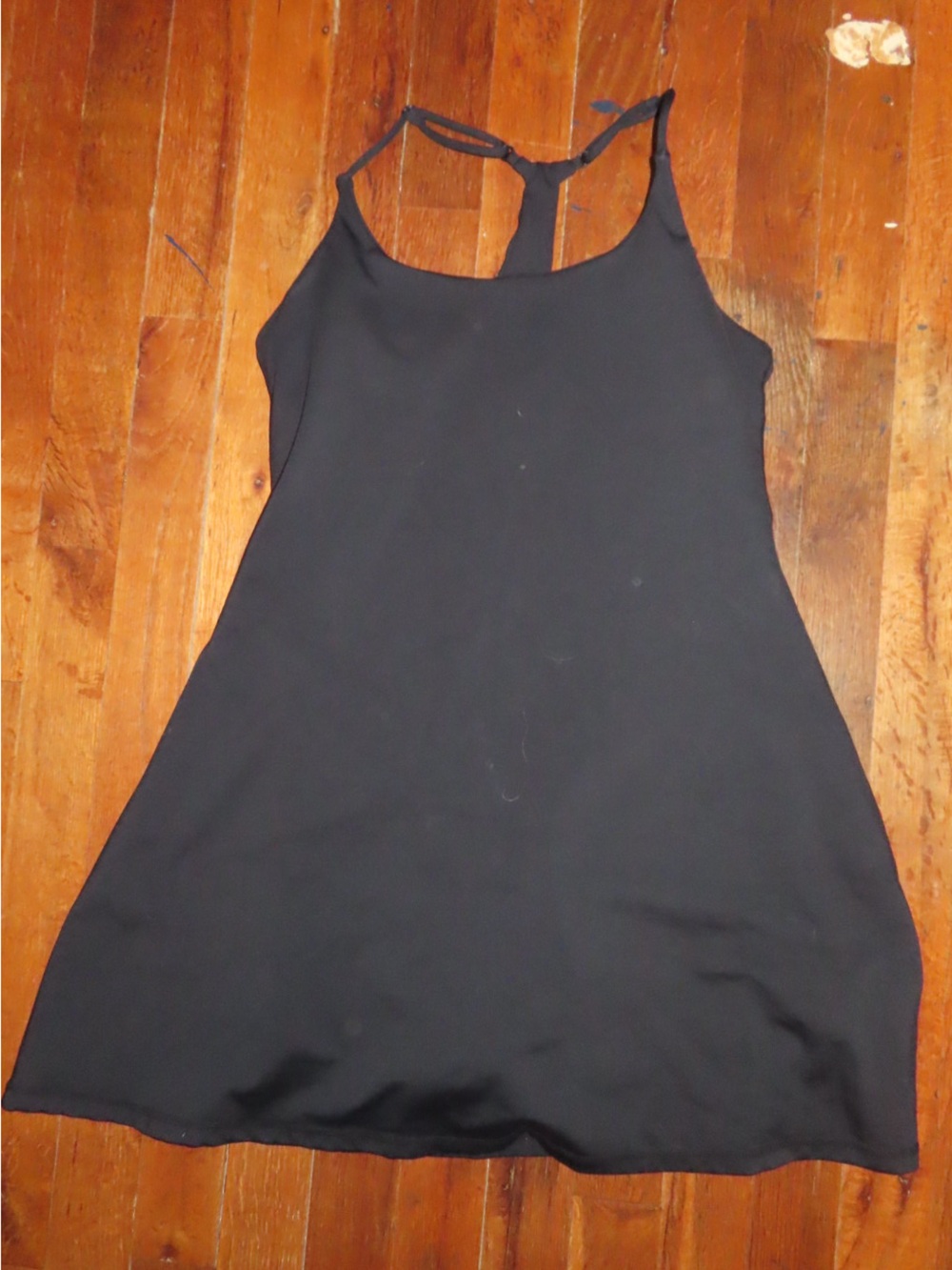 Zella Black Mini Athletic Dress with Racerback